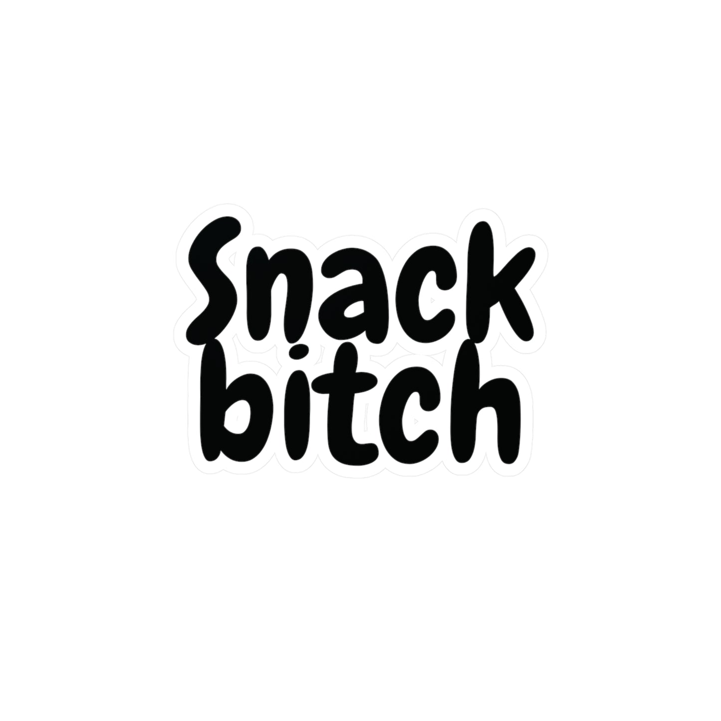 "Snack Bitch" Kiss-Cut Vinyl Decal