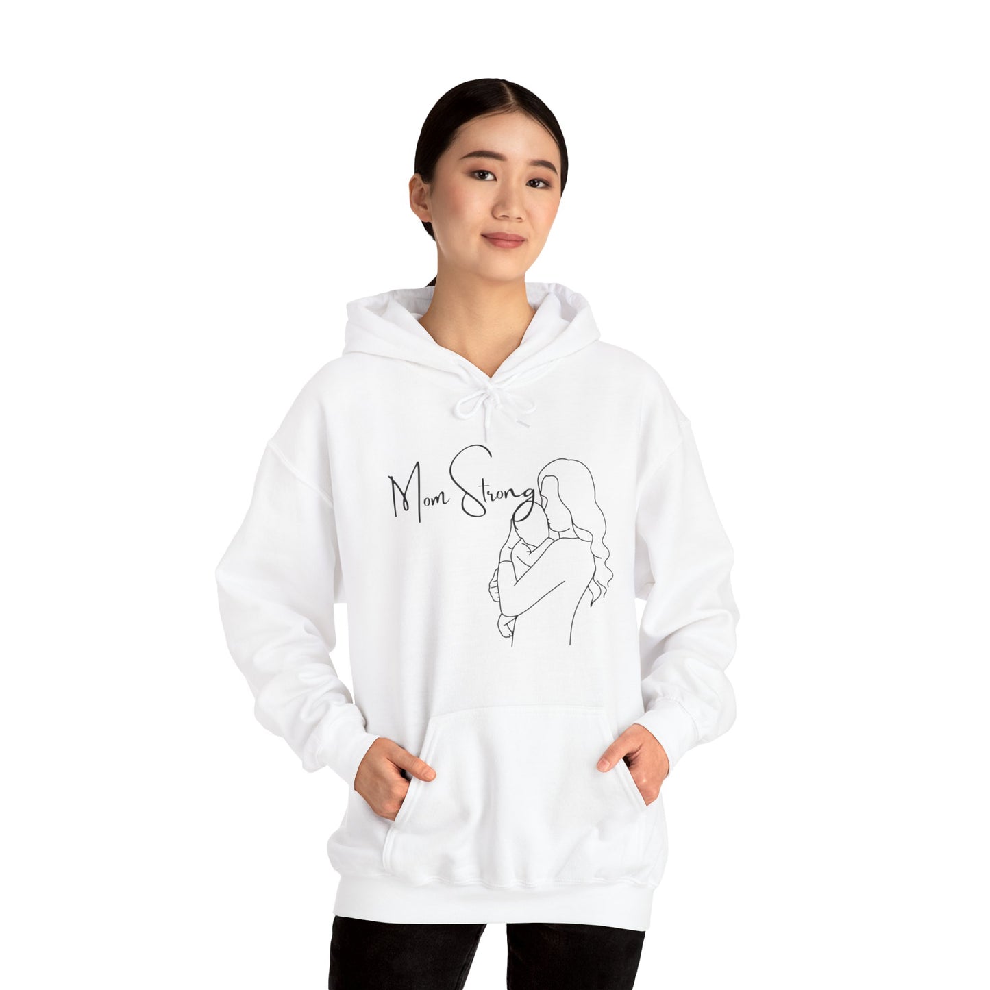 Mom Strong Hooded Sweatshirt