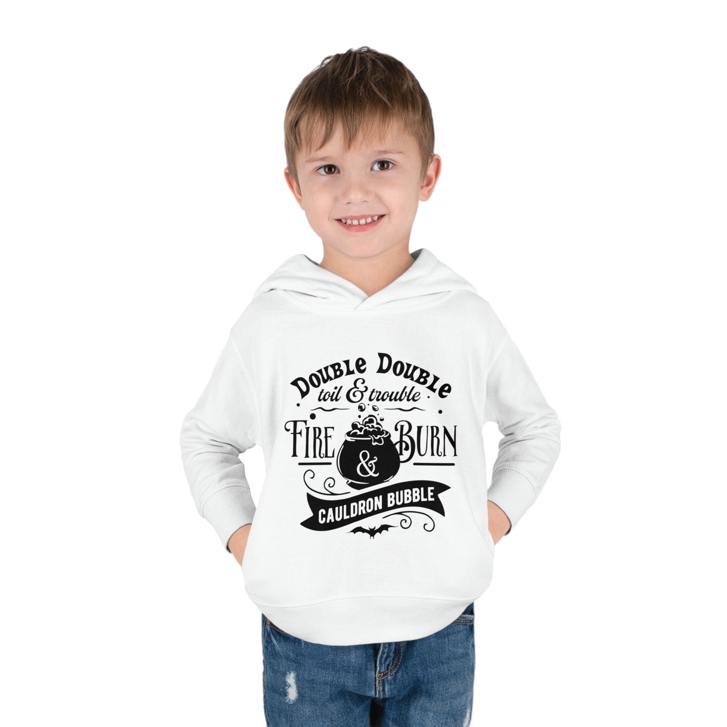 Double Double Toil & Trouble Toddler Pullover Fleece Hoodie