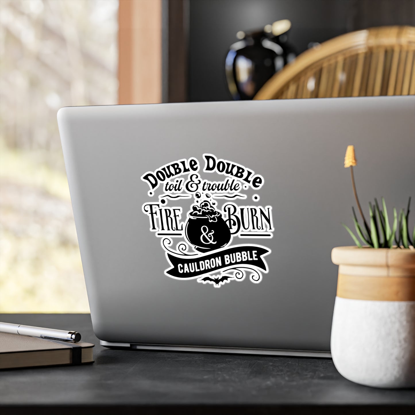 "Double Double Toil & Trouble" Kiss-Cut Vinyl Decal