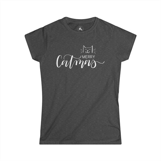 "Merry Catmas" - Women's Softstyle Tee