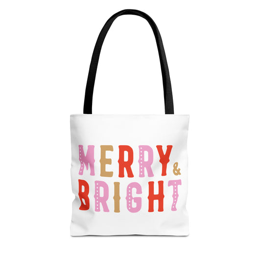 "Merry and Bright" Tote Bag