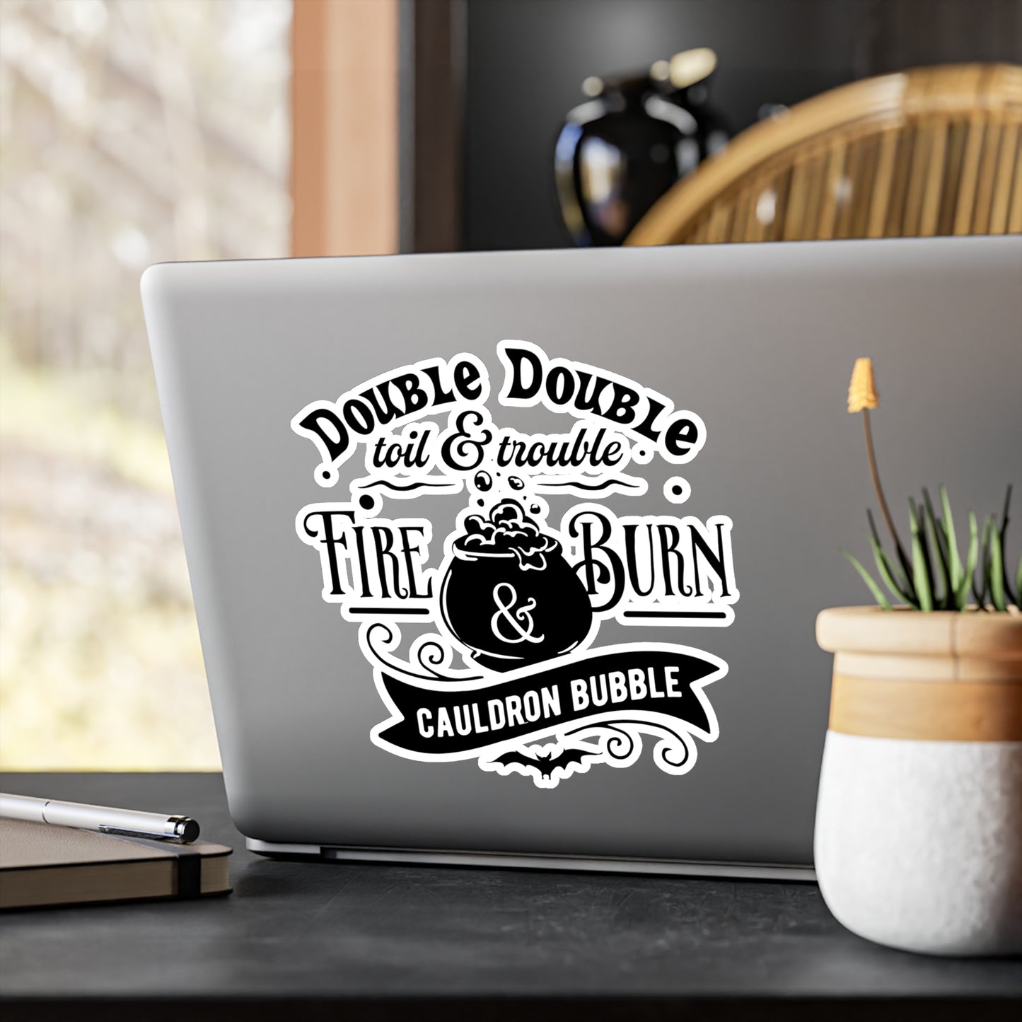 "Double Double Toil & Trouble" Kiss-Cut Vinyl Decal