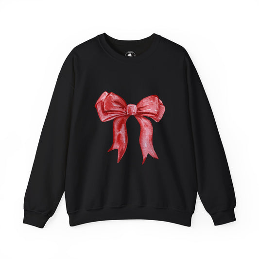 Red Bow Unisex Heavy Blend™ Crewneck Sweatshirt