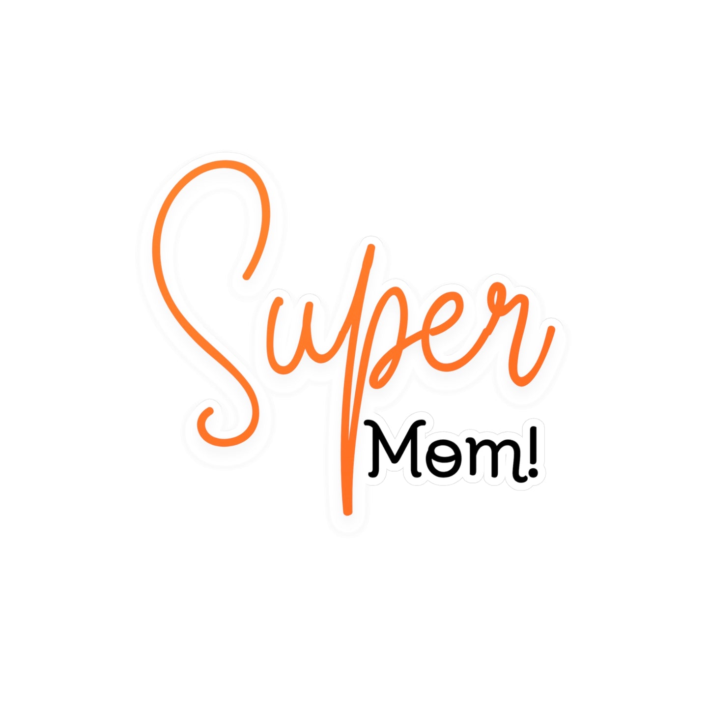 "Super Mom" Vinyl Decal