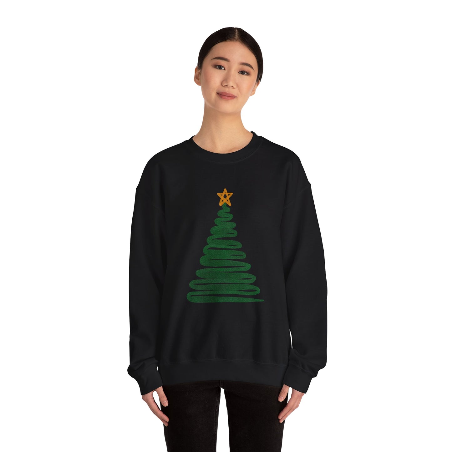 Christmas Tree Unisex Heavy Blend™ Crewneck Sweatshirt