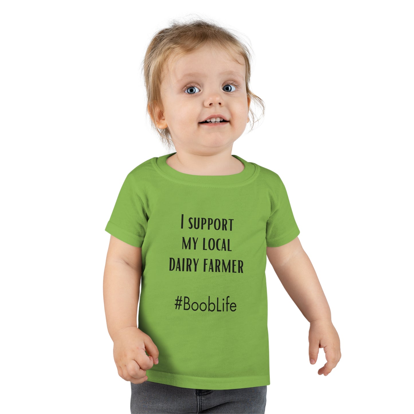 I Support My Local Dairy Farmer Toddler T-shirt