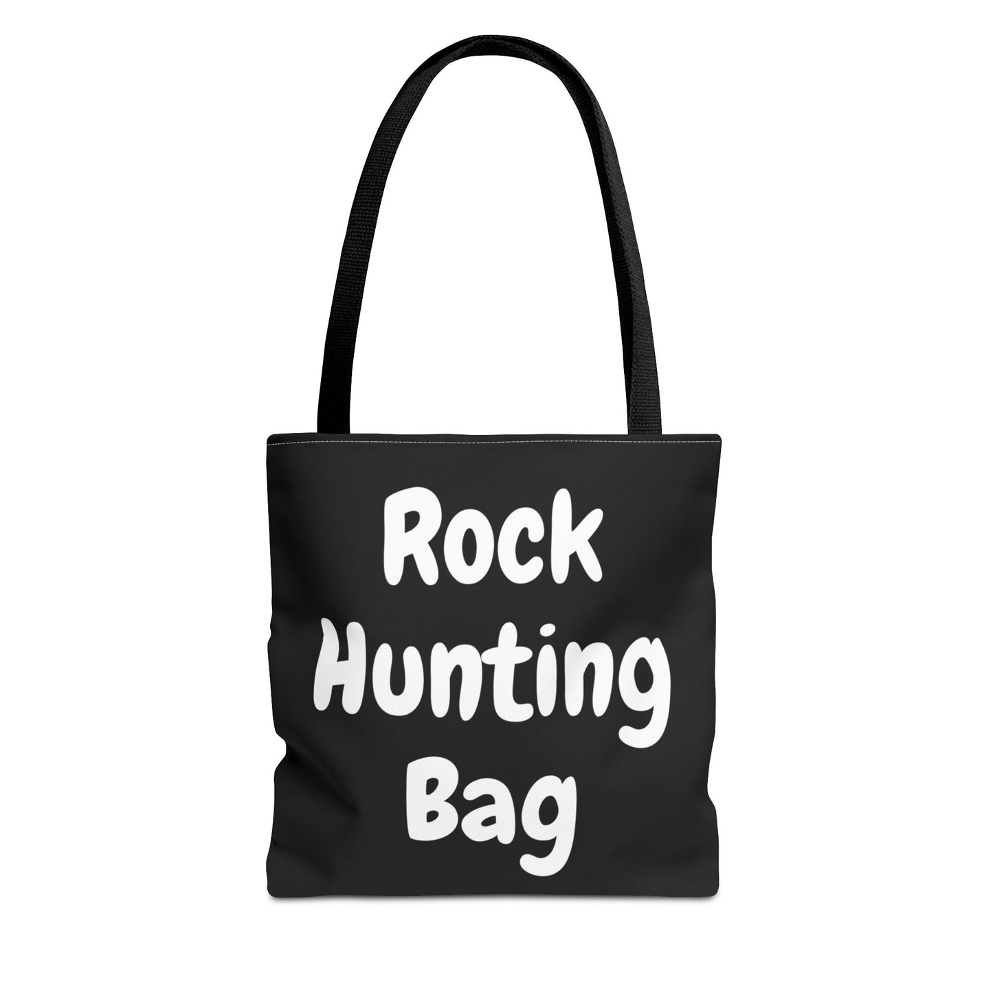 "Rock Hunting Bag" Black Tote