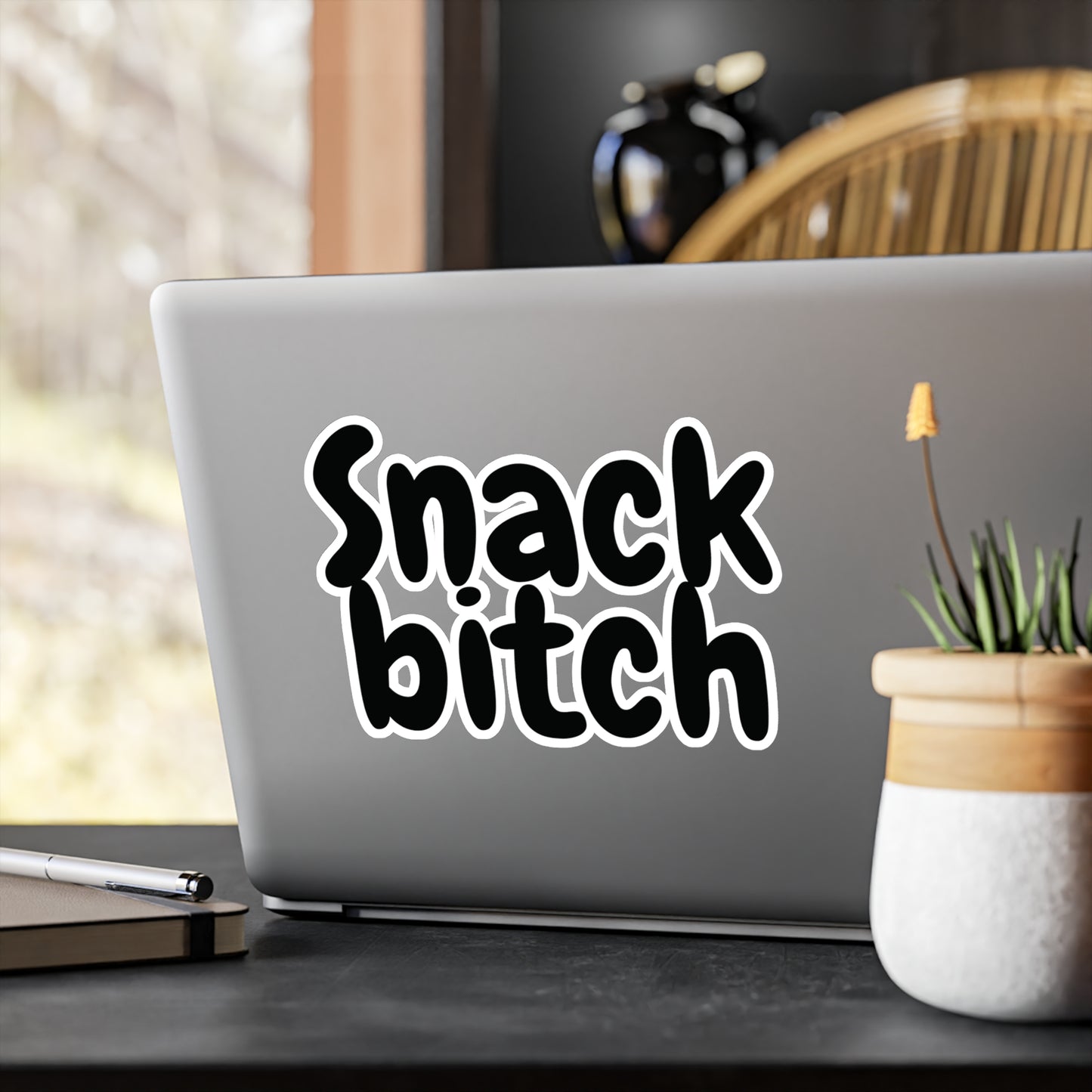 "Snack Bitch" Kiss-Cut Vinyl Decal