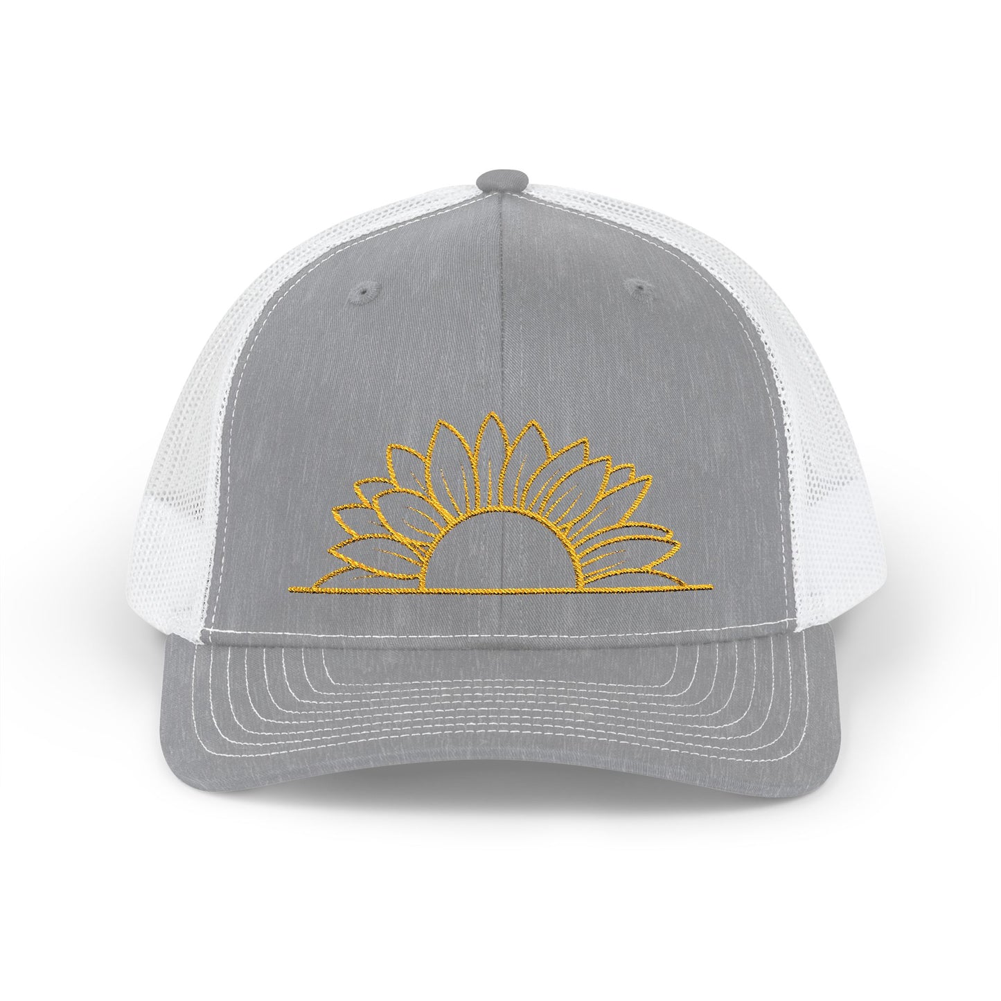 Half a Sunflower Snapback Trucker Cap