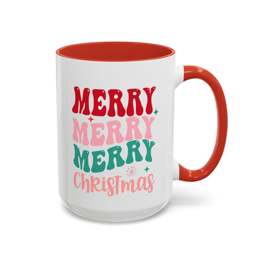 Merry Merry Merry Christmas Coffee Mug