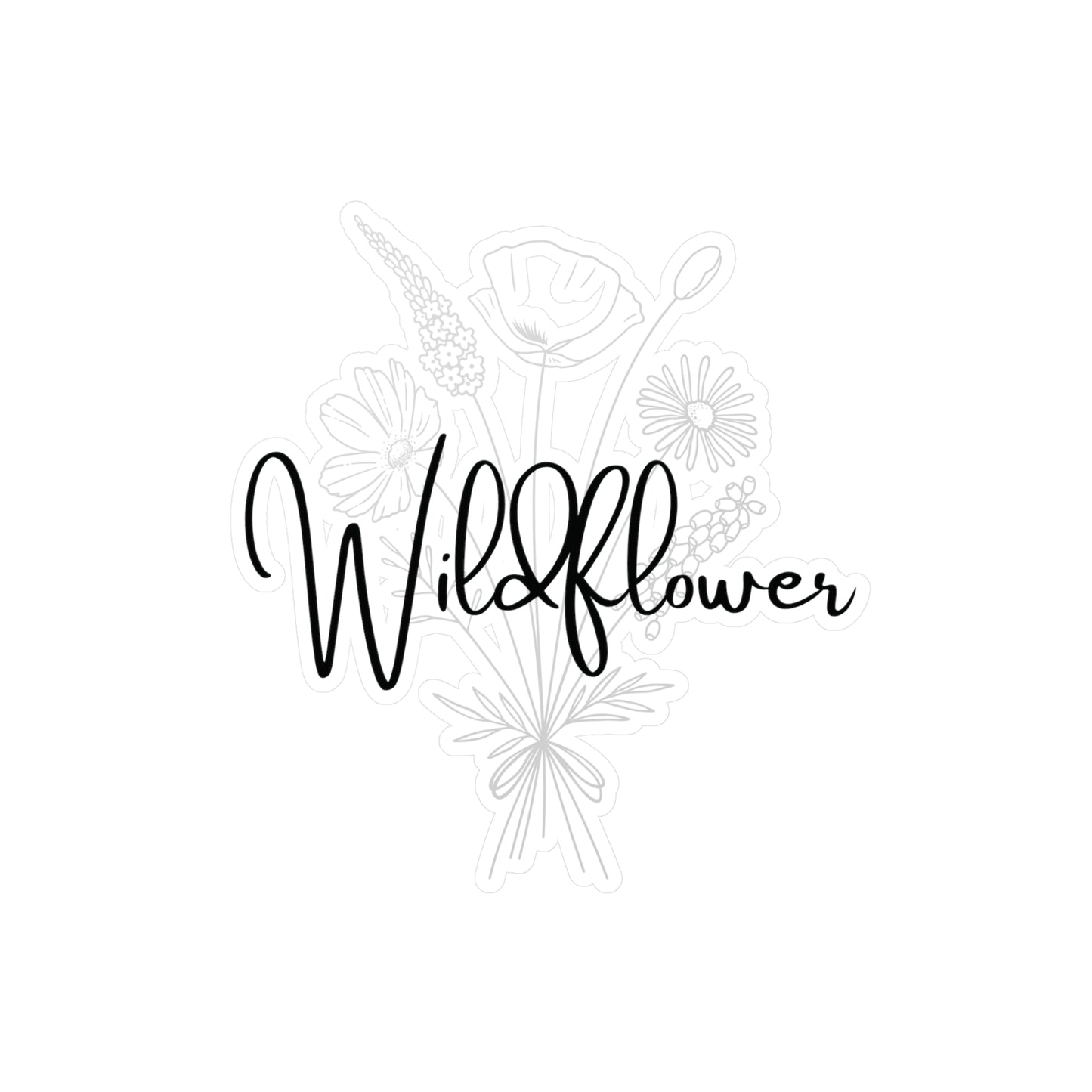 "Wildflower" Kiss-Cut Vinyl Decal