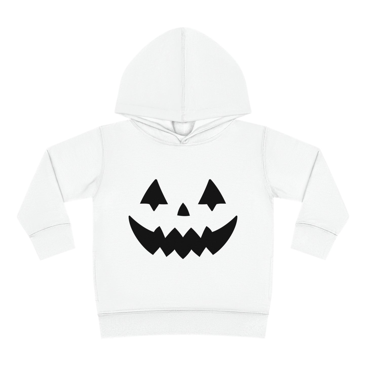 Pumpkin Face Toddler Pullover Fleece Hoodie