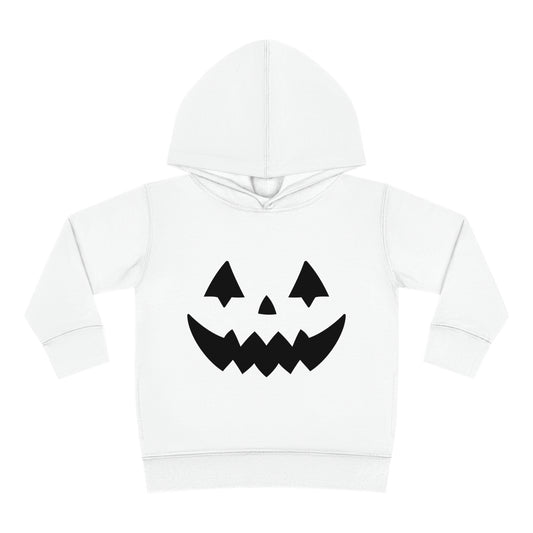 Pumpkin Face Toddler Pullover Fleece Hoodie