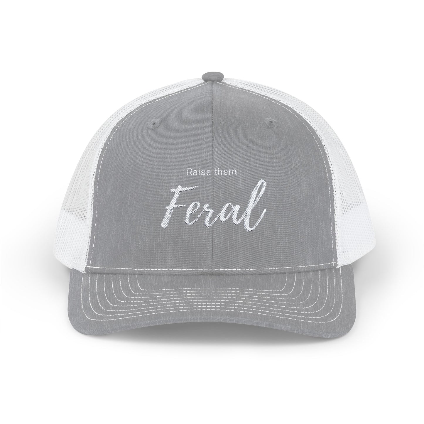 Raise Them Feral Snapback Trucker Cap