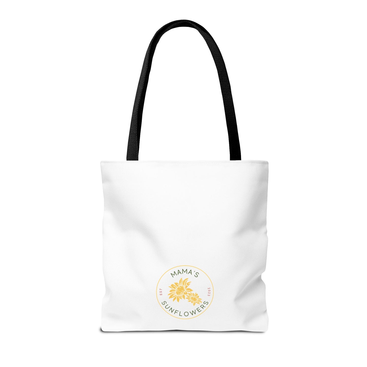 "Mom Life is the Best Life" White Tote