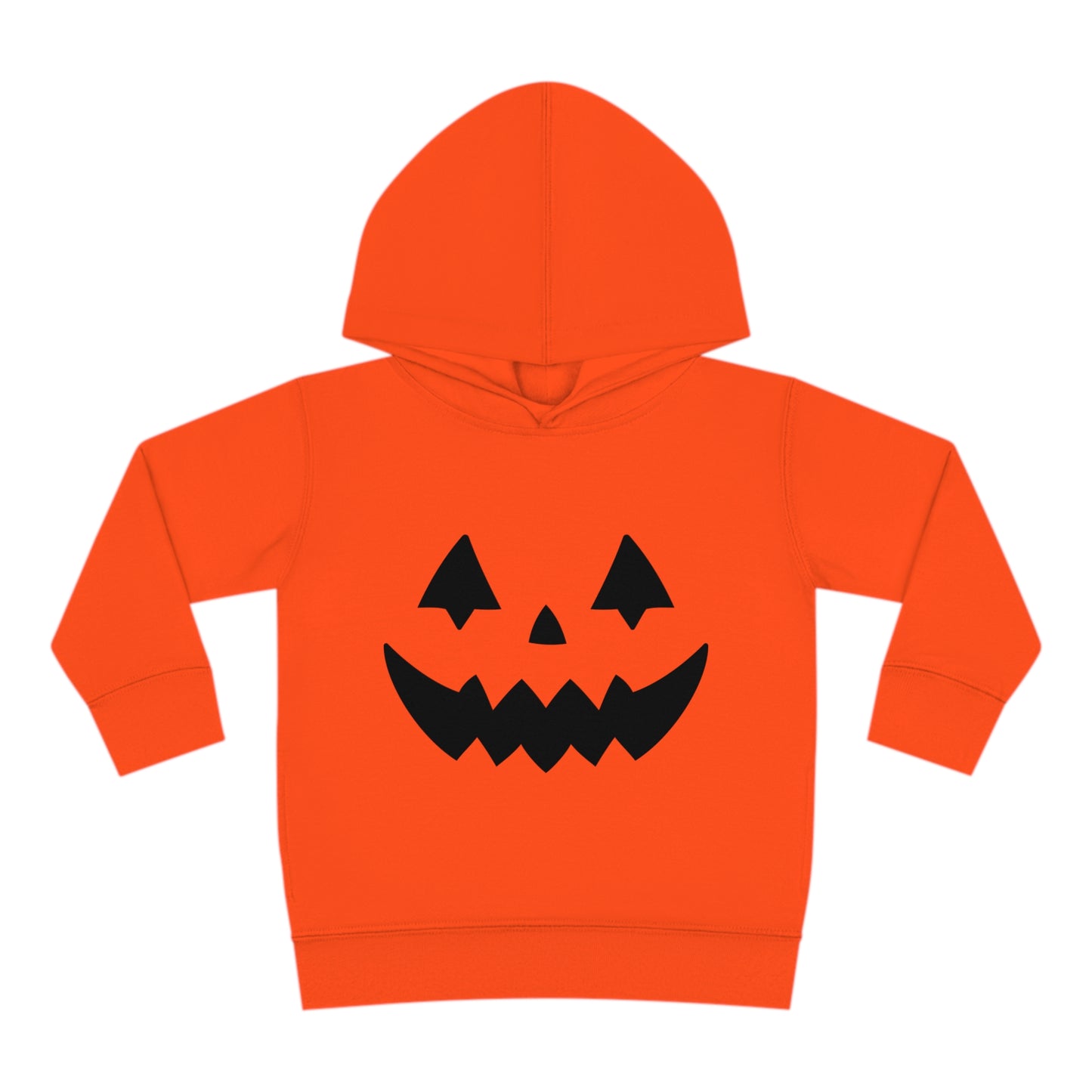 Pumpkin Face Toddler Pullover Fleece Hoodie