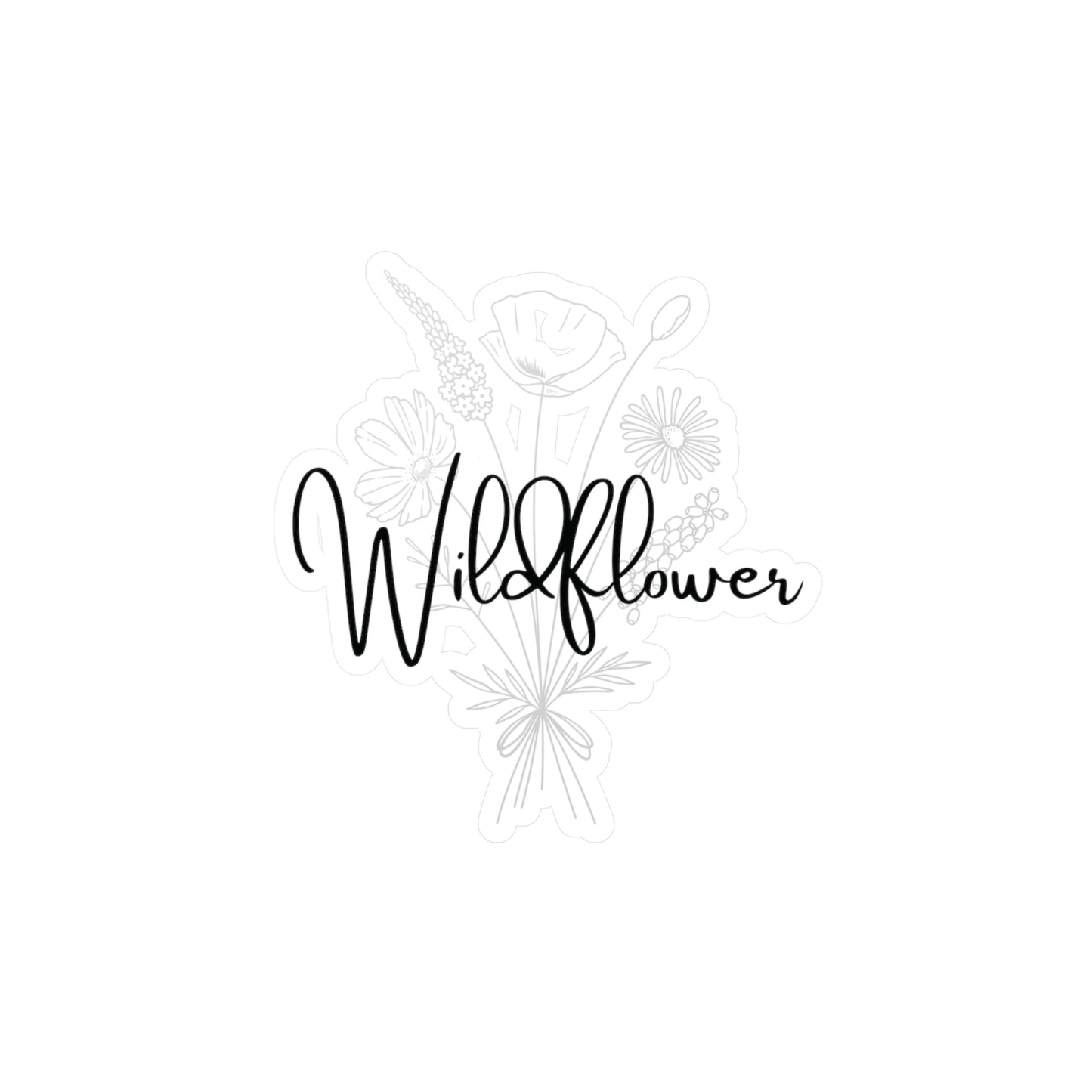 "Wildflower" Kiss-Cut Vinyl Decal