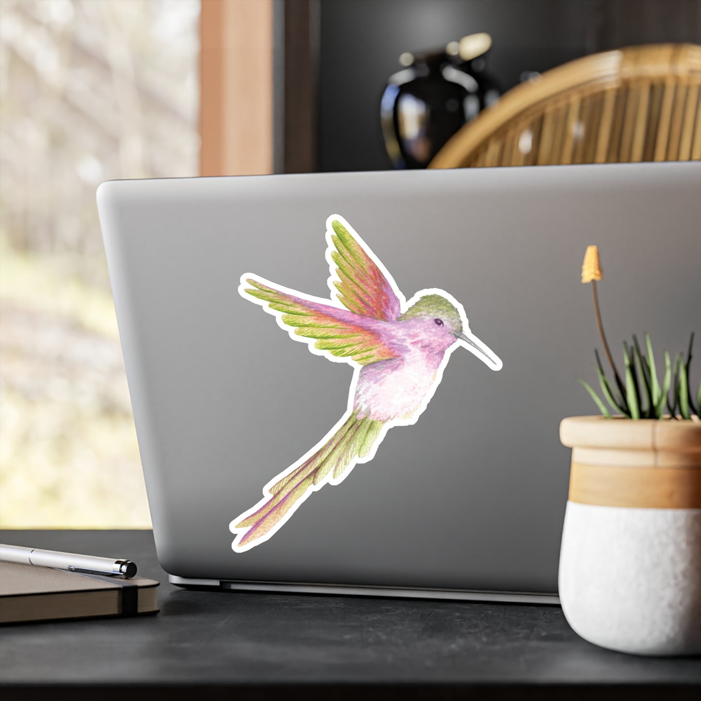 Humming Bird Kiss-Cut Vinyl Decal