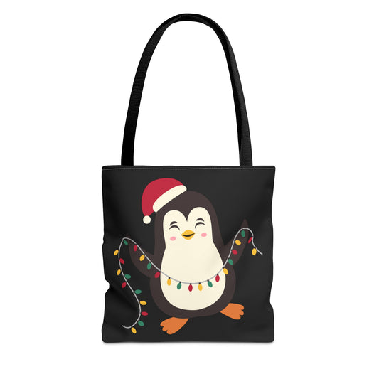 Penguin Christmas Tote Bag