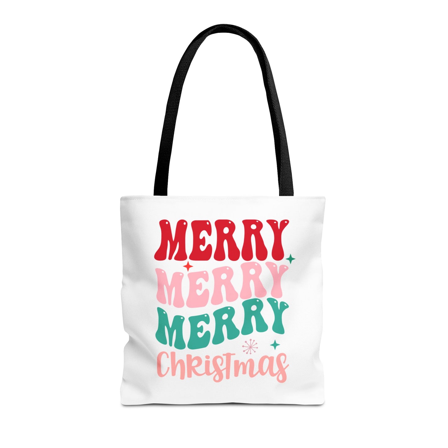 Merry Merry Merry Christmas Tote Bag