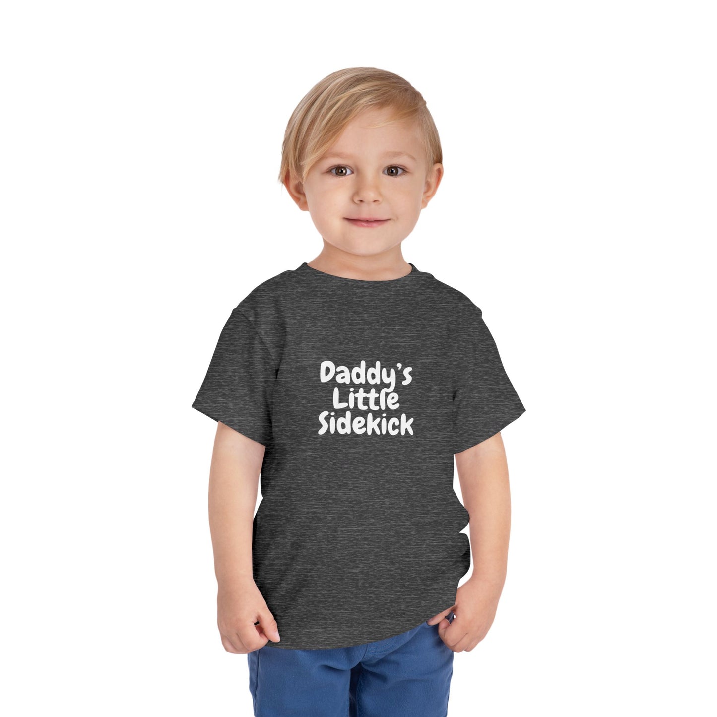 "Daddy's Little Sidekick" Toddler Short Sleeve Tee