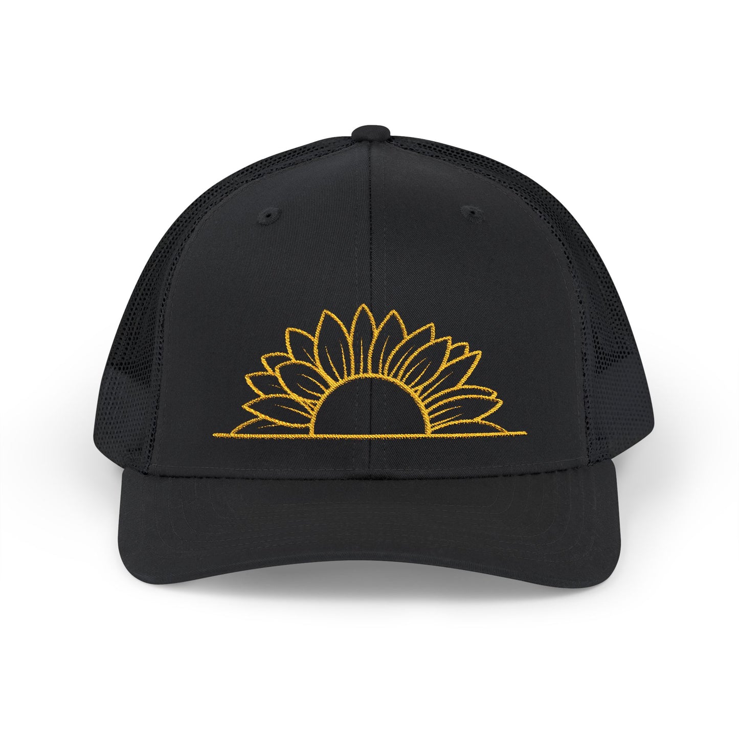 Half a Sunflower Snapback Trucker Cap