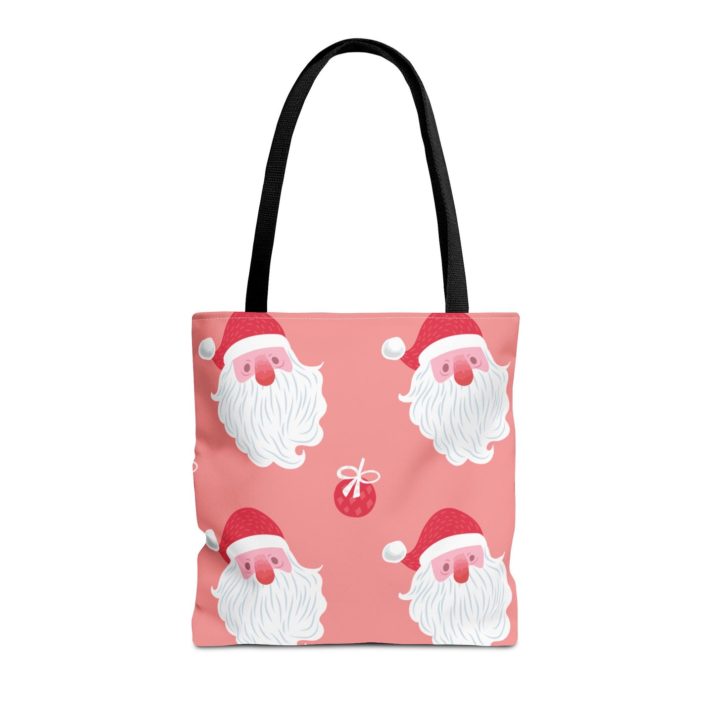 Pink Santa Repeat Tote Bag