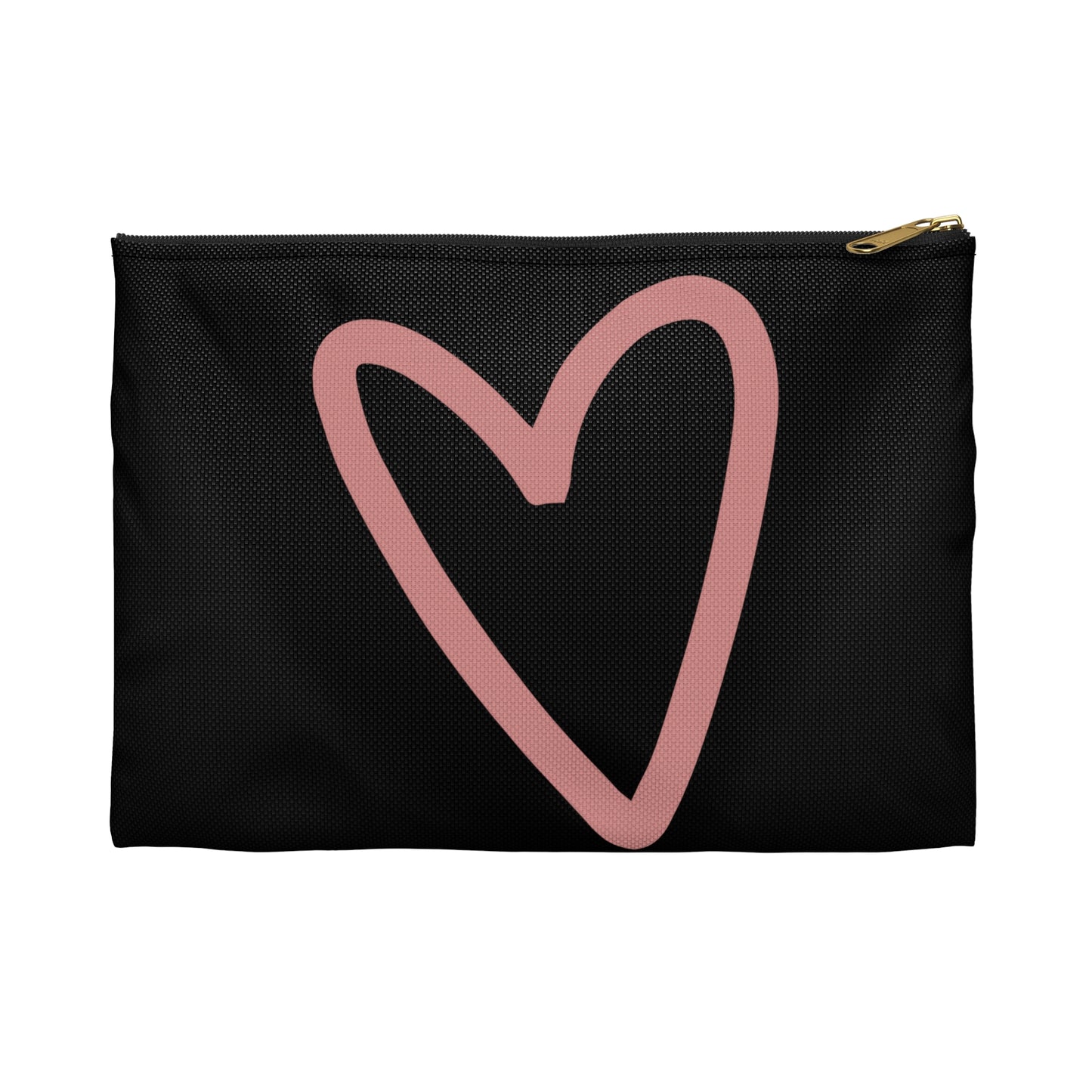 Pink Heart Accessory Pouch