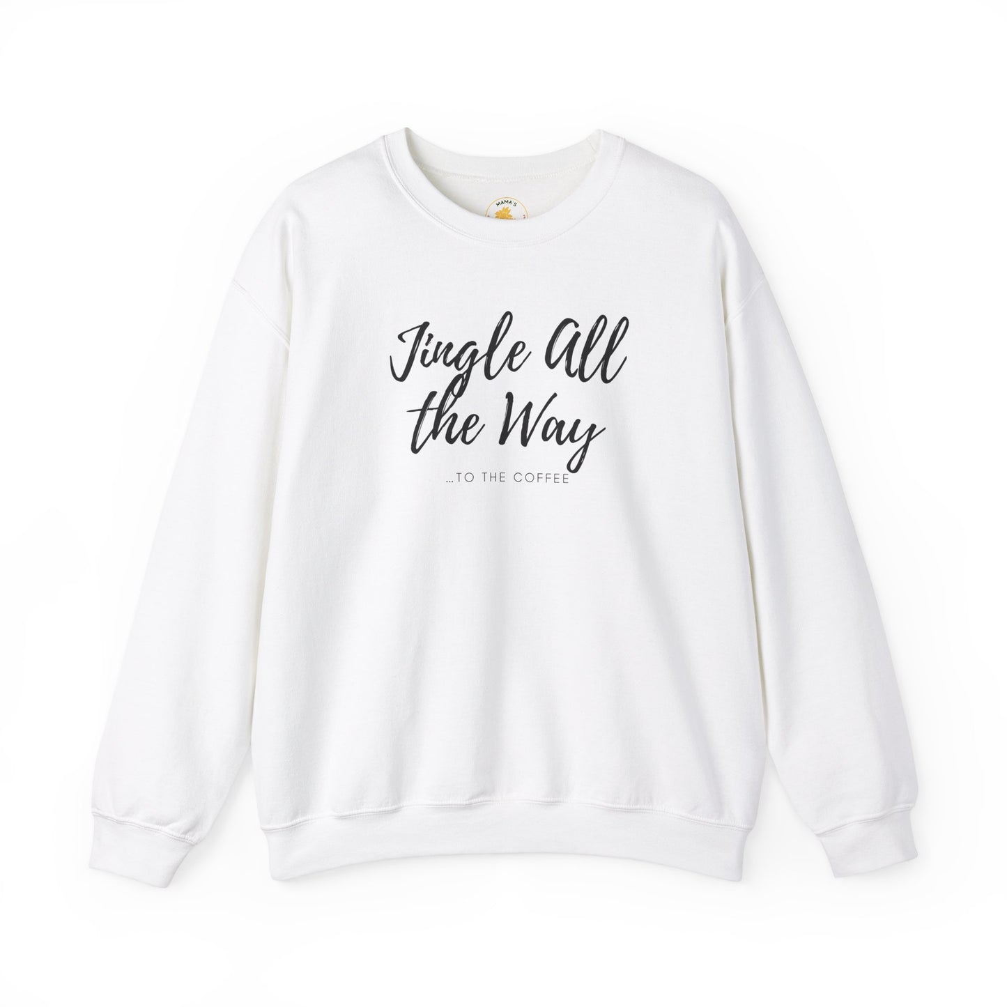 "Jingle All the Way... To the Coffee" Unisex Heavy Blend™ Crewneck Sweatshirt