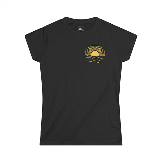 "Hot Mom Summer" - Women's Softstyle Tee