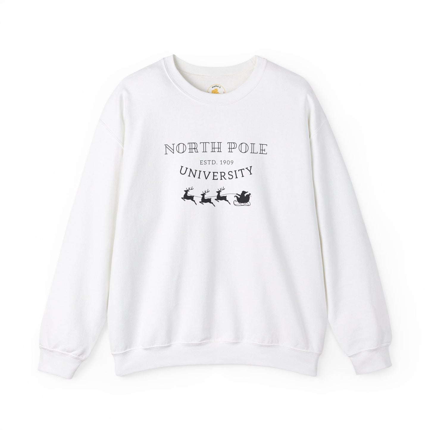 "North Pole University" Unisex Heavy Blend™ Crewneck Sweatshirt