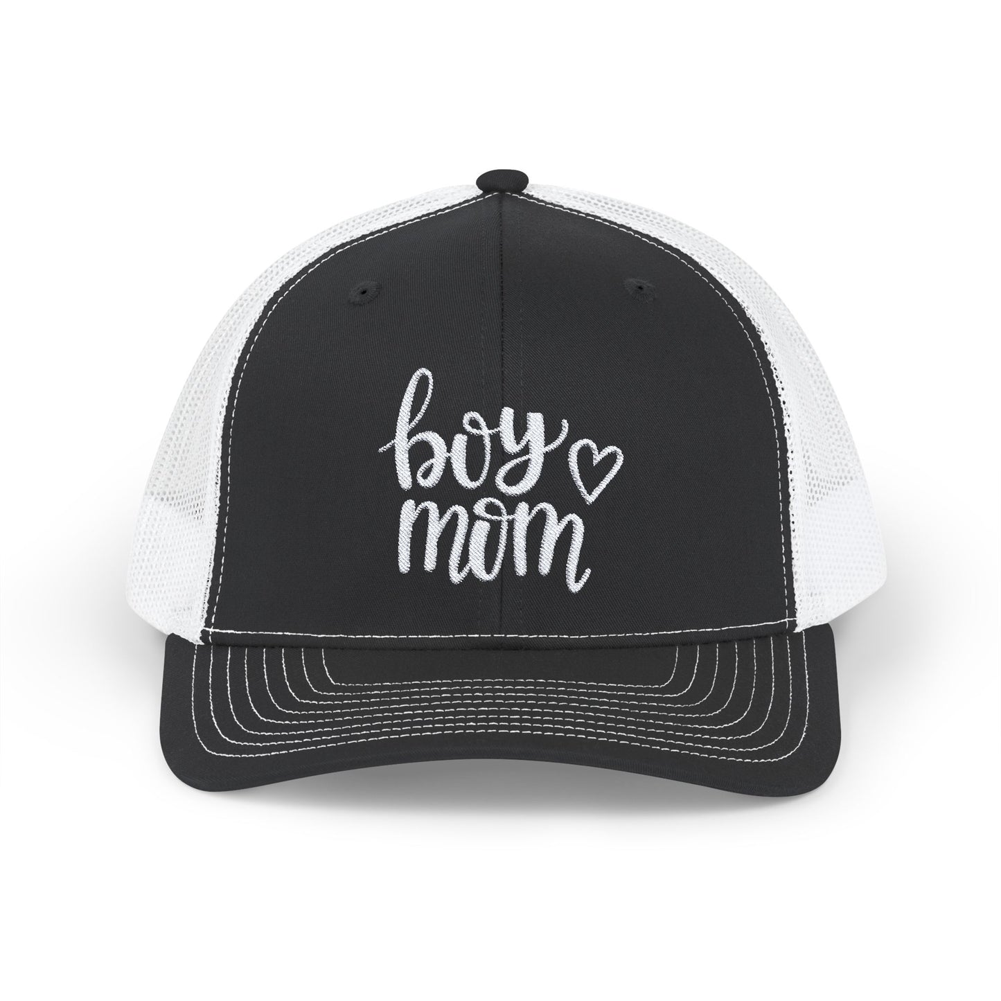 Boy Mom Snapback Trucker Cap