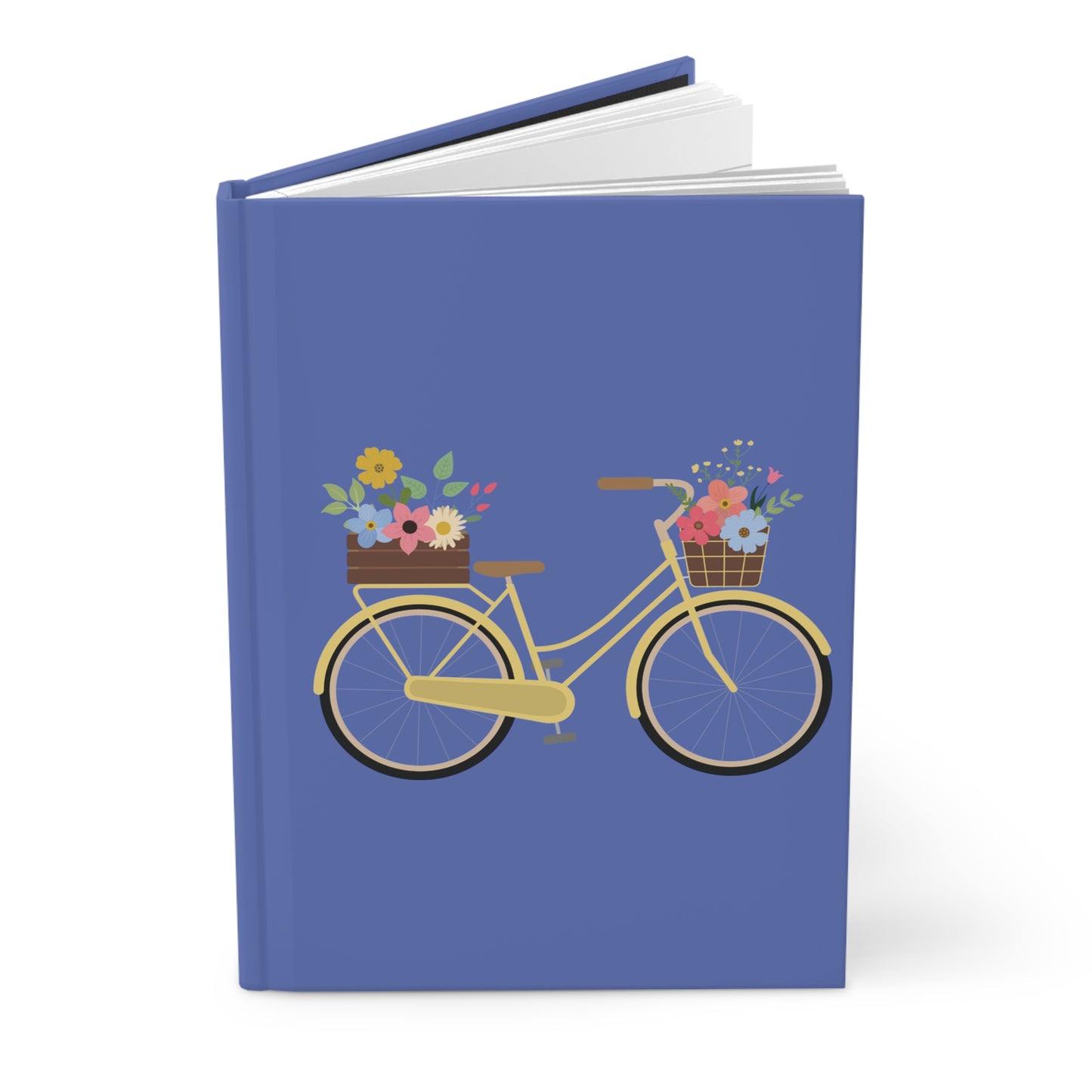 Flower Bike Hardcover Journal Matte