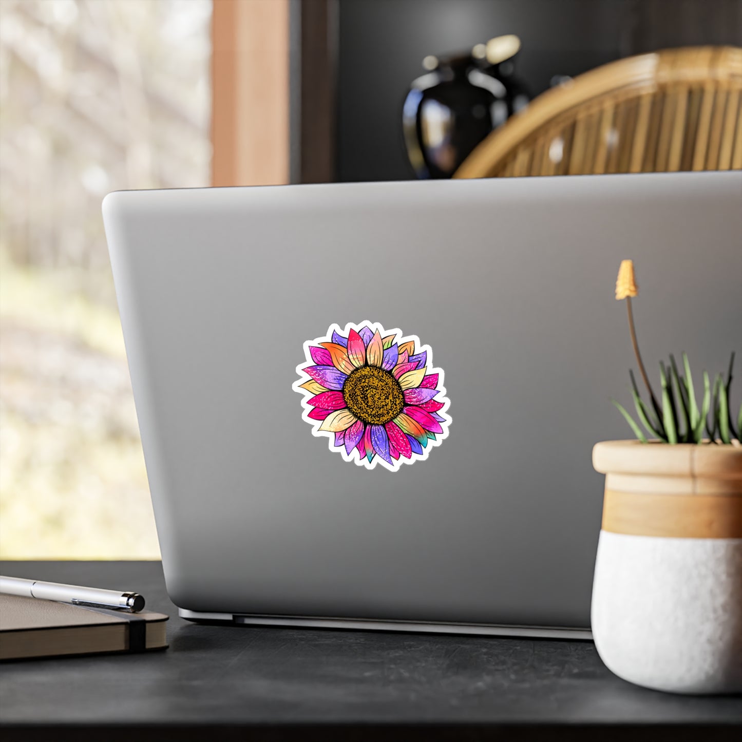 Colorful Sunflower Kiss-Cut Vinyl Decal