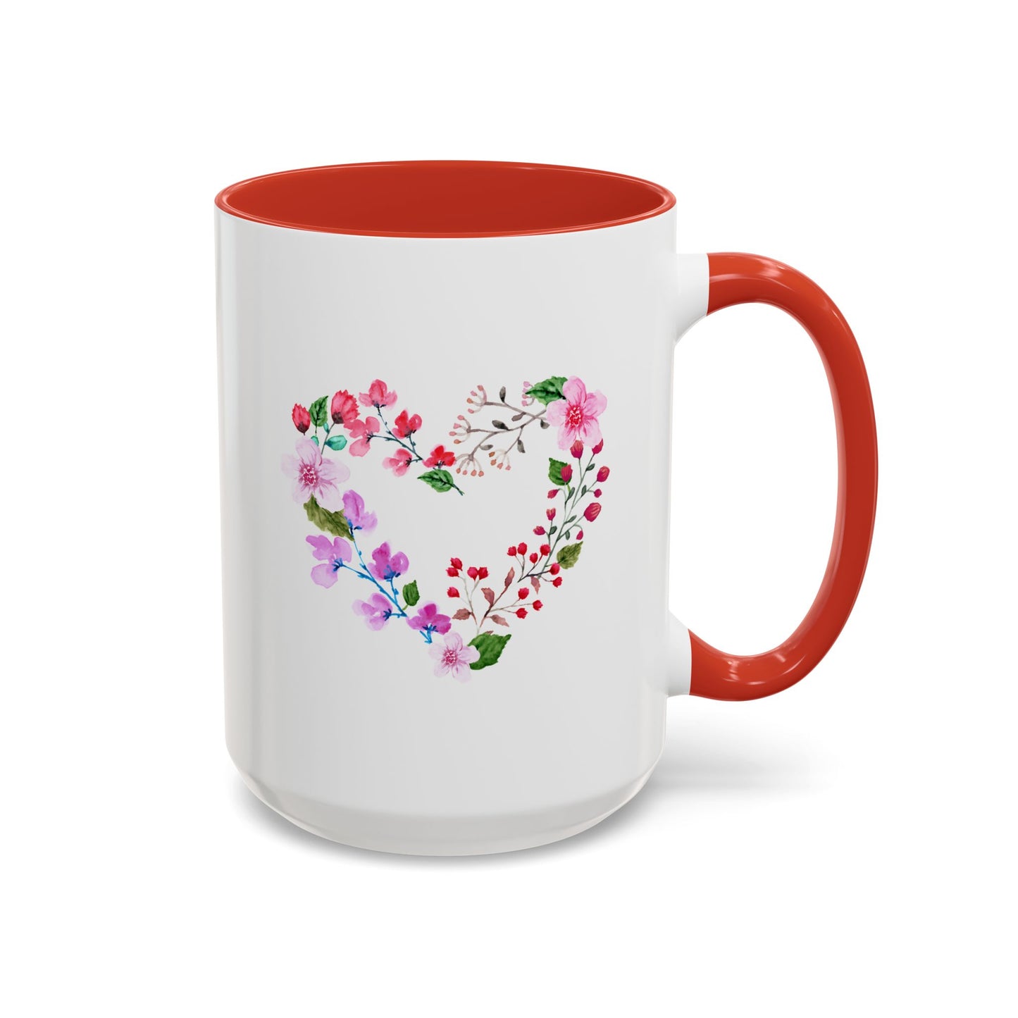 Flower Heart Coffee Mug