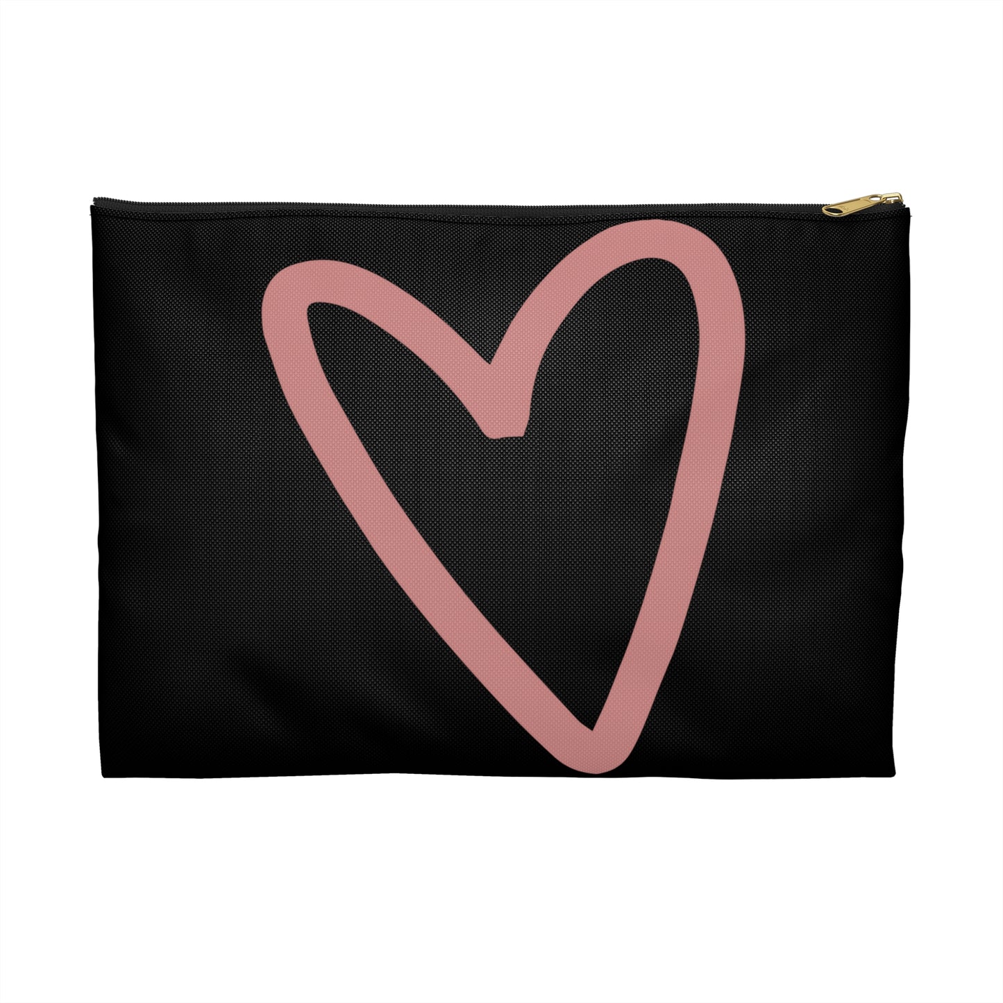 Pink Heart Accessory Pouch