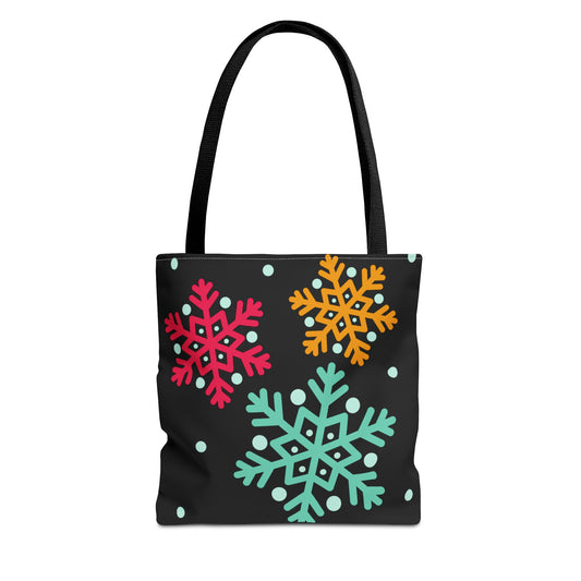 Colorful Snowflake Tote Bag