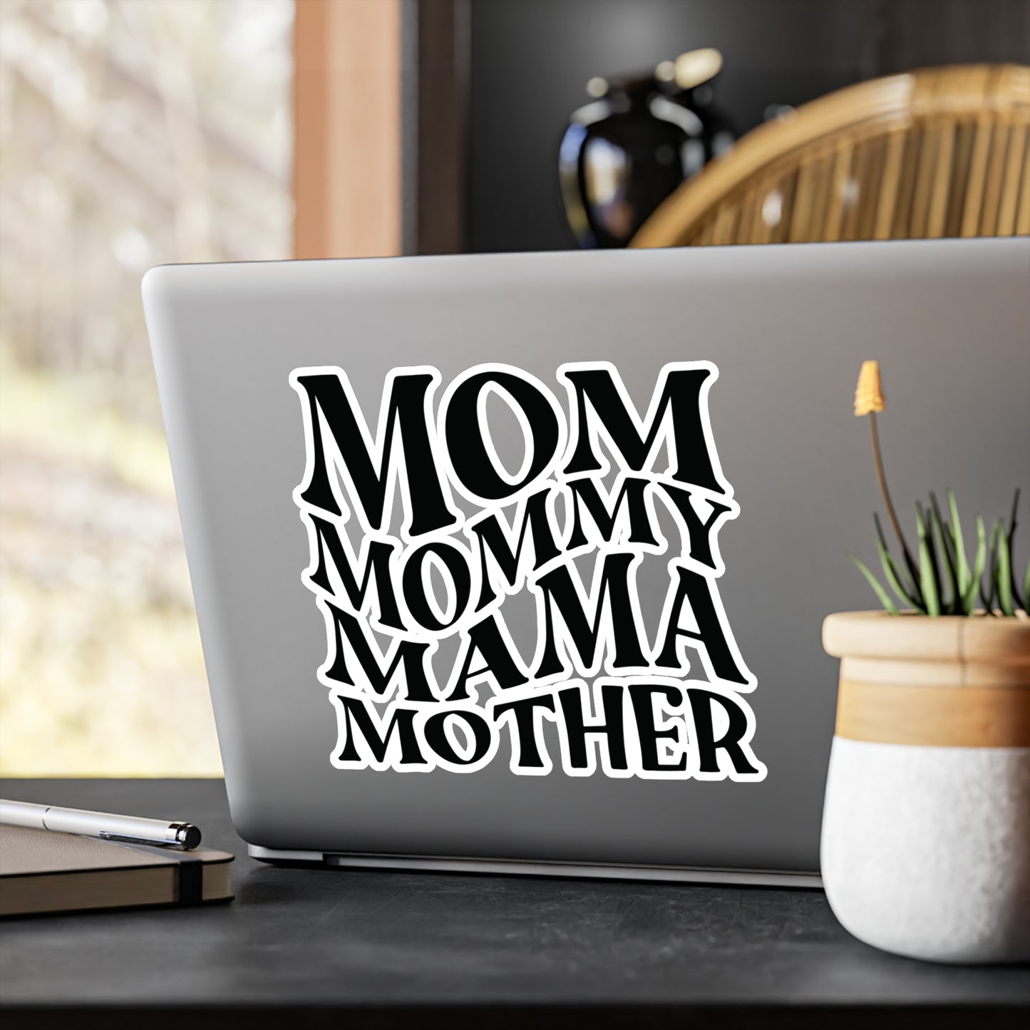 "Mom Mommy Mama Mother" Kiss-Cut Vinyl Decal