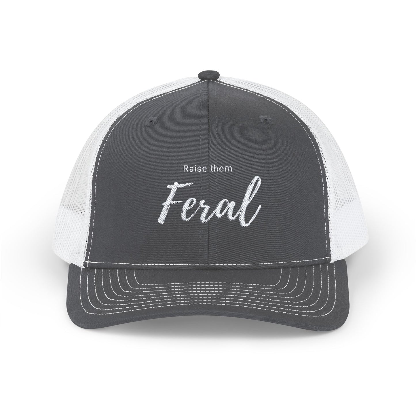 Raise Them Feral Snapback Trucker Cap