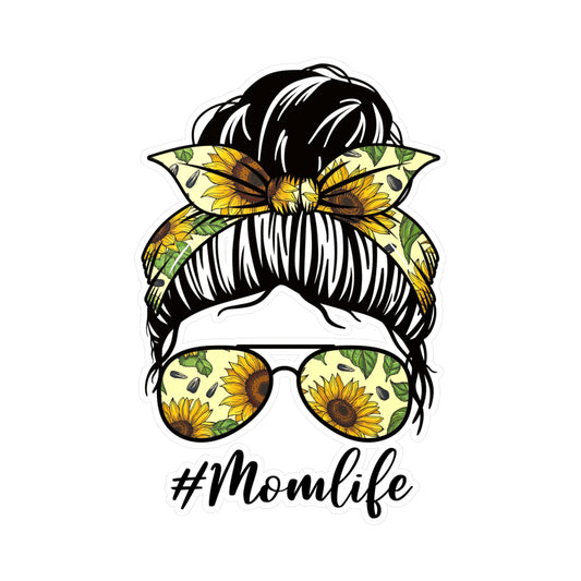 "#MomLife" Kiss-Cut Vinyl Decal