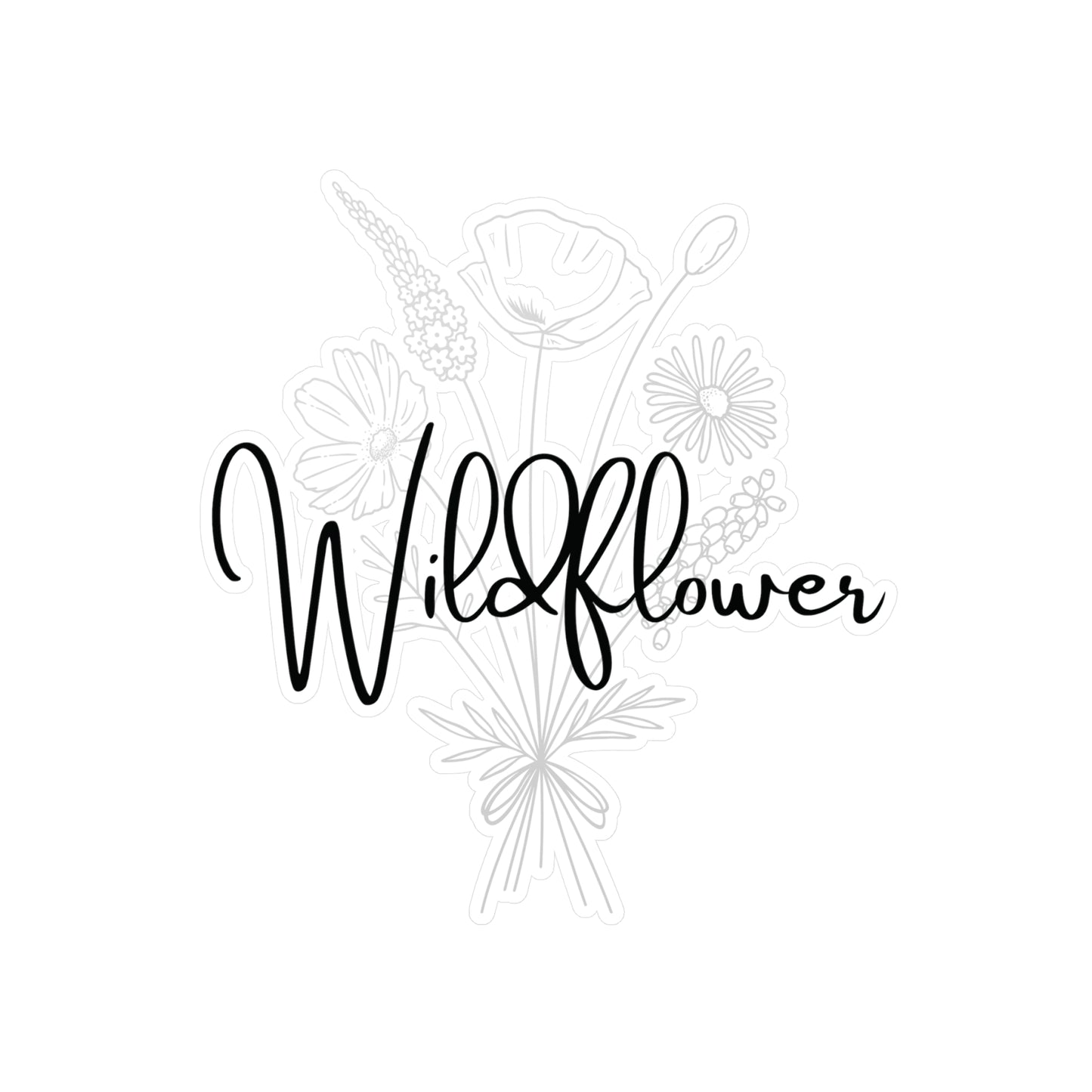 "Wildflower" Kiss-Cut Vinyl Decal