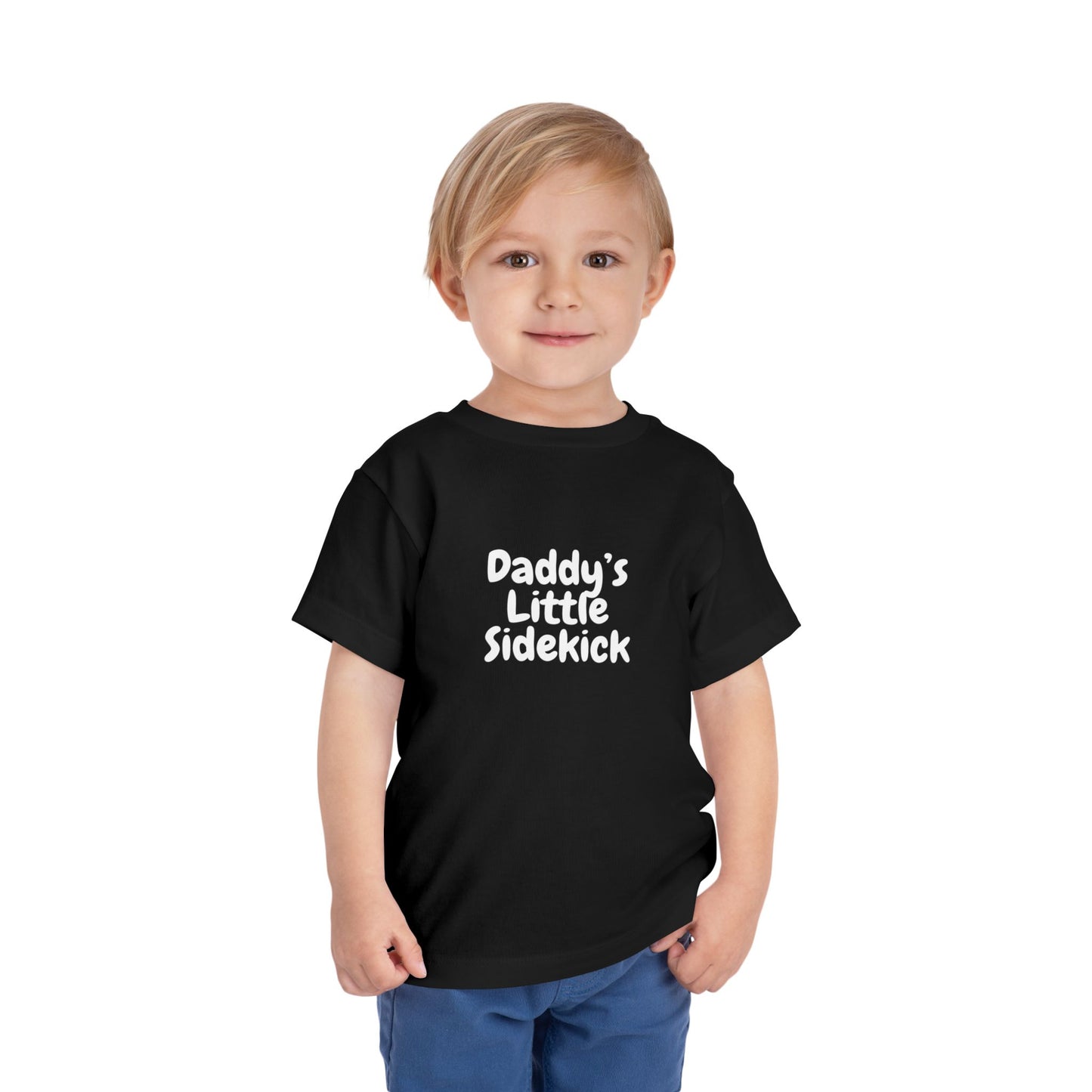 "Daddy's Little Sidekick" Toddler Short Sleeve Tee