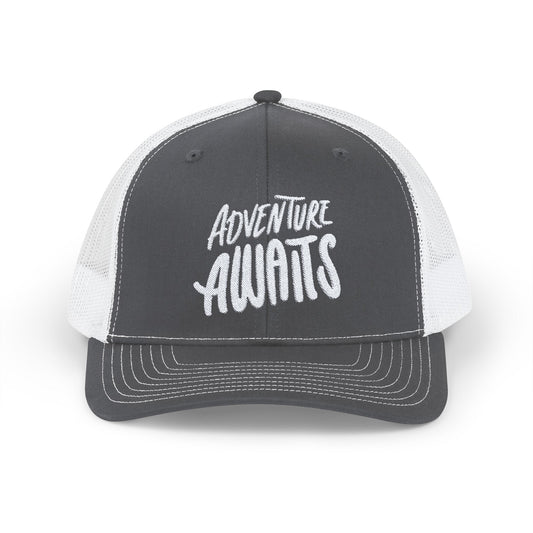 Adventure Awaits Snapback Trucker Cap