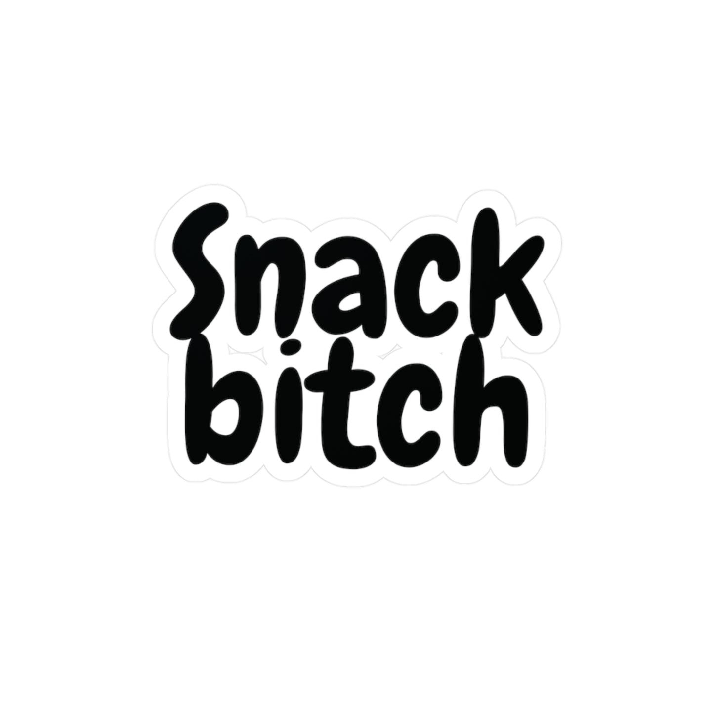 "Snack Bitch" Kiss-Cut Vinyl Decal