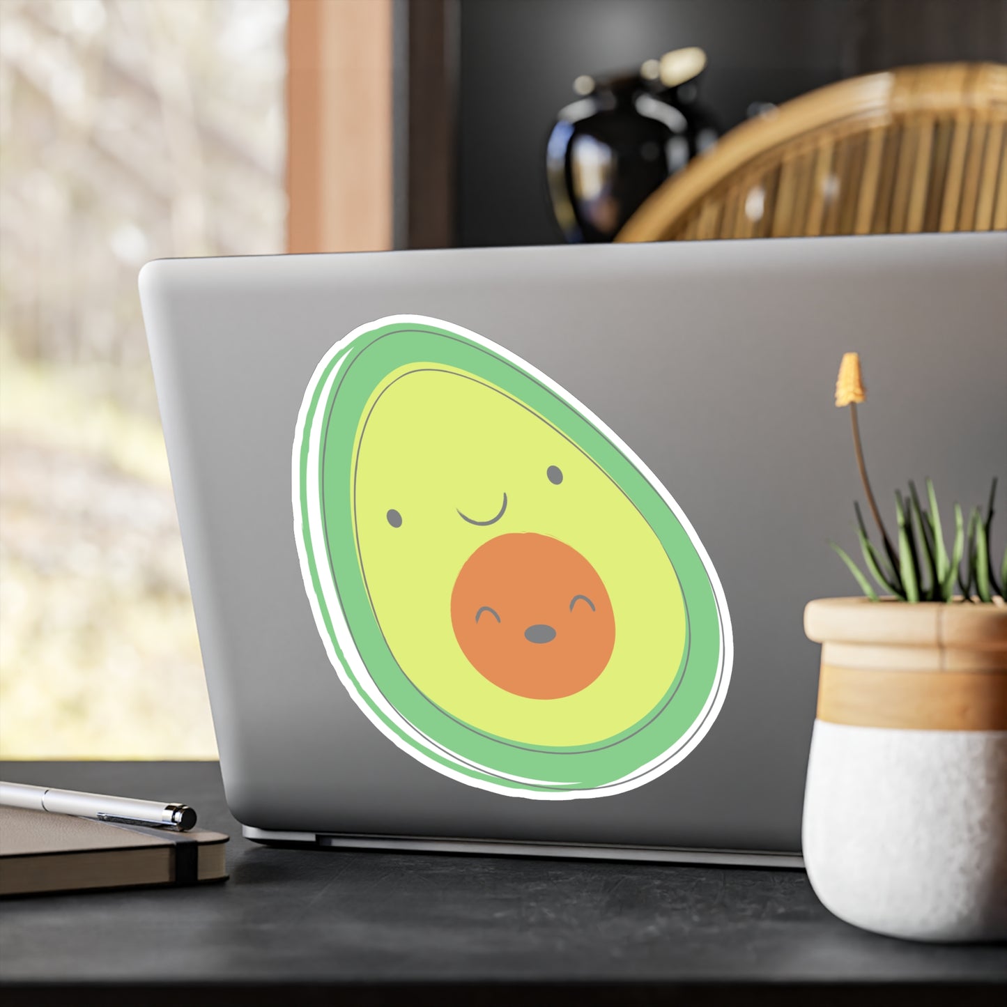 Pregnant Avocado Kiss-Cut Vinyl Decal