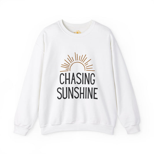 "Chasing Sunshine" Unisex Heavy Blend™ Crewneck Sweatshirt