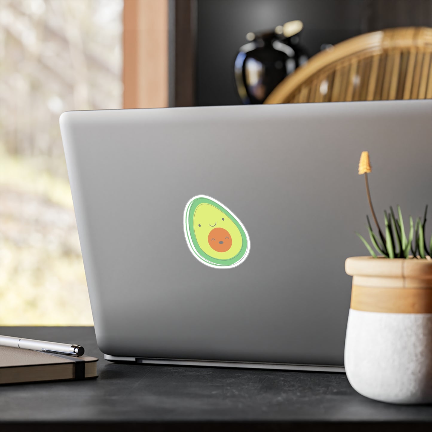 Pregnant Avocado Kiss-Cut Vinyl Decal