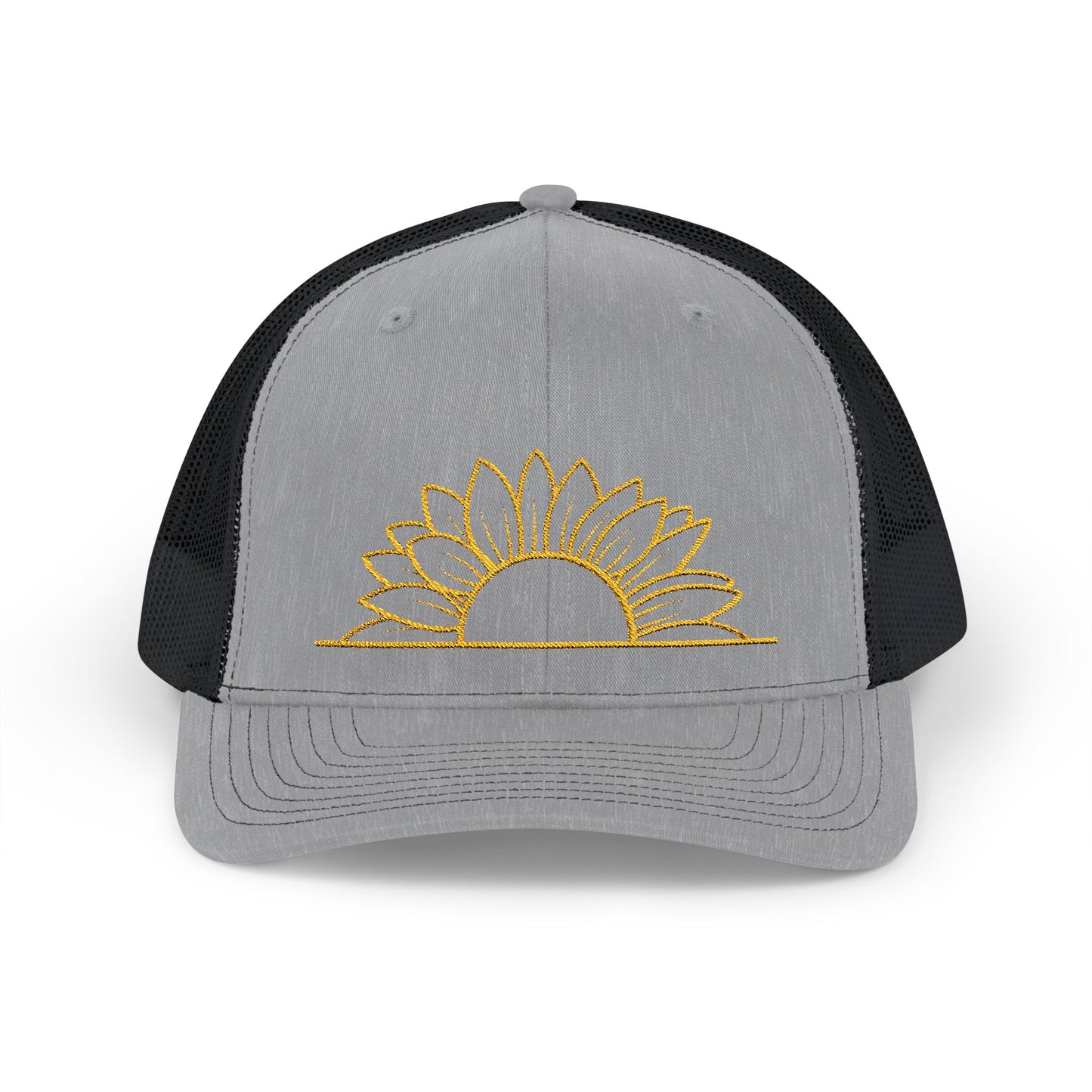 Half a Sunflower Snapback Trucker Cap