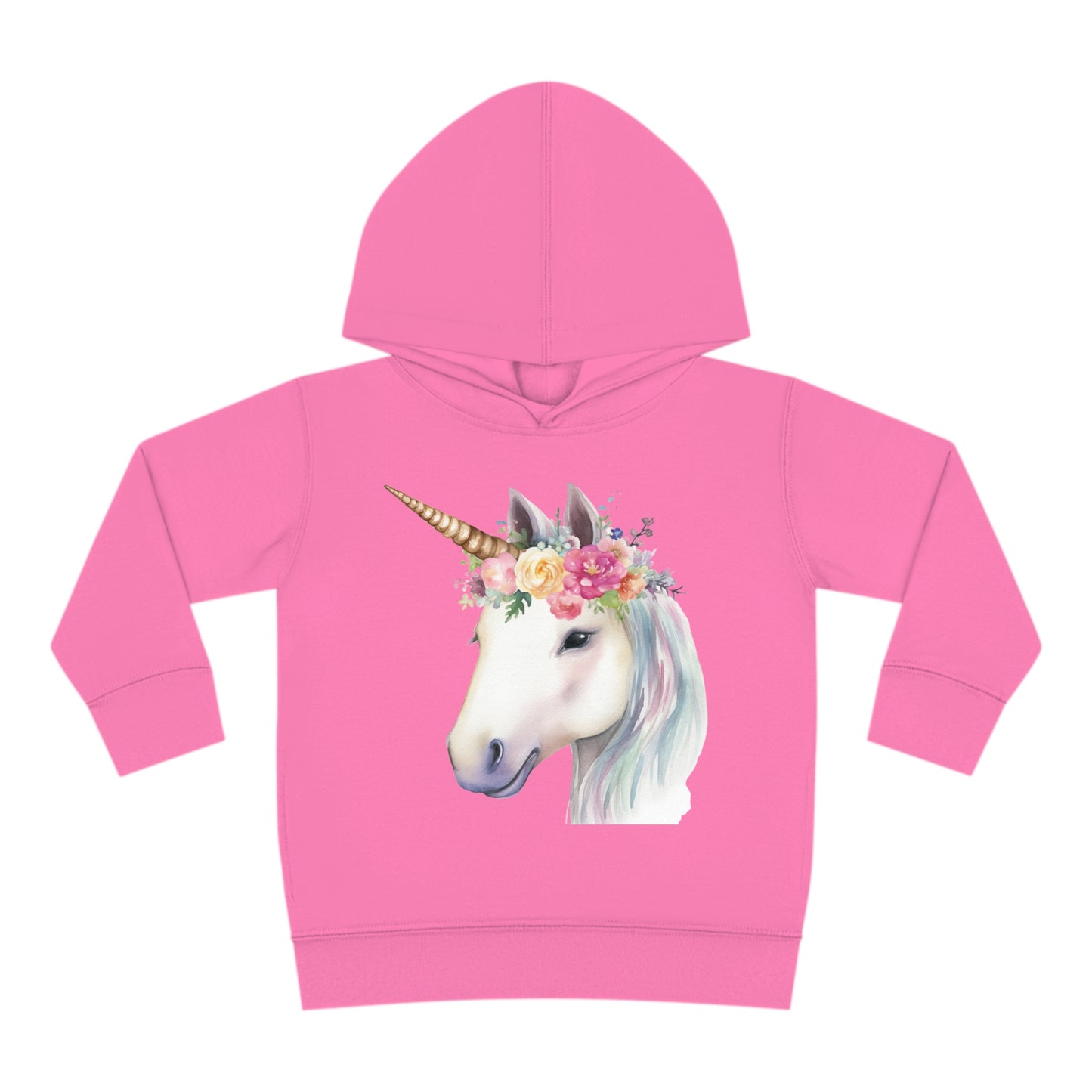 Unicorn Toddler Pullover Fleece Hoodie